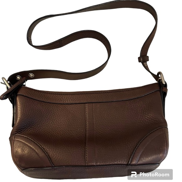 Coach Handbags - Coach East West Pebbled Leather Duffle Bag